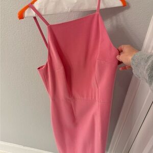 French Connection Strapless Pink Dress